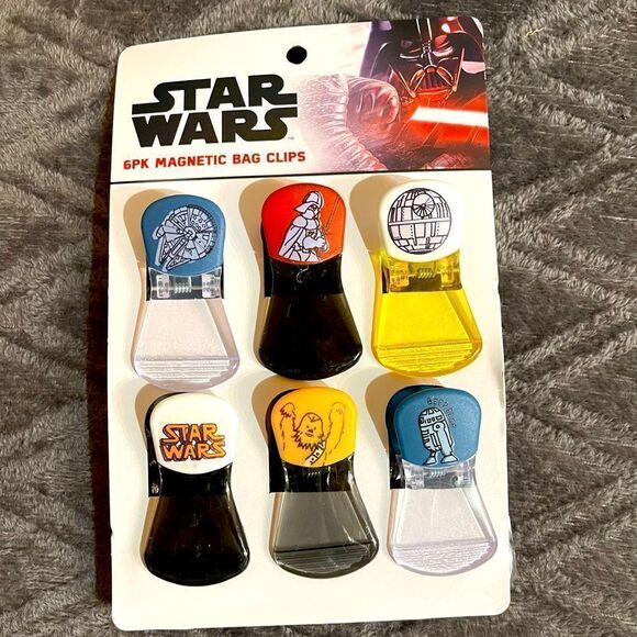 Disney Star Wars 6 pack magnetic clips - Picture 1 of 3